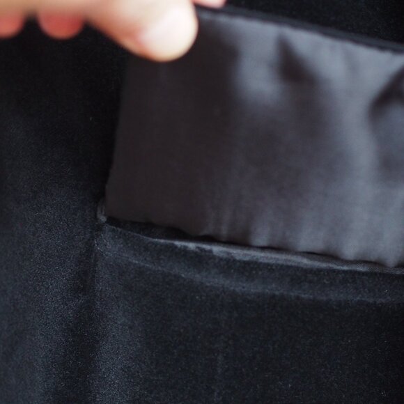 Sinéquanone Paris | Gorgeous Like NEW Velour Black Button-Up Coat - Picture 3 of 6